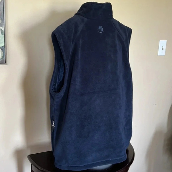 Vtg NWOT Vest ,blue thick fleece ,men,unisex
front zip,utility,outdoor,warm - Picture 3 of 12